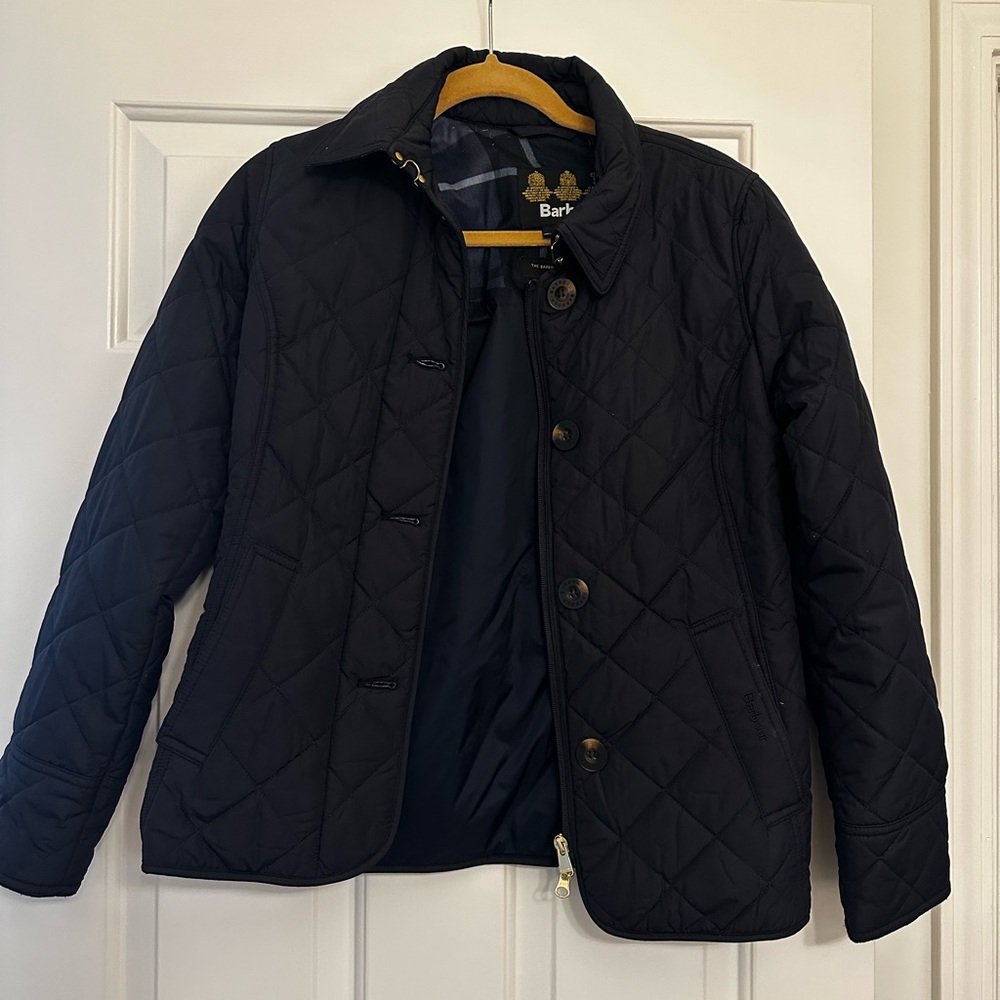 Barbour Quilted Women’s Navy Jacket